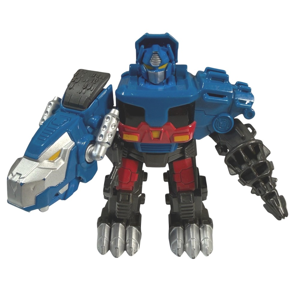 Hasbro Transformers Rescue Bots Optimus Prime Dino Bot Blue‎ Robot Action Figure